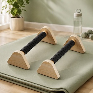 Barres <span class=keywords><strong>de</strong></span> dips russes en bois massif en forme <span class=keywords><strong>de</strong></span> I pour entraînement <span class=keywords><strong>de</strong></span> rue, équipement <span class=keywords><strong>de</strong></span> fitness pour hommes - Product Image 6