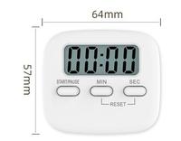 Reloj despertador de ducha, resistente al agua, con cuenta atrás, pantalla digital grande