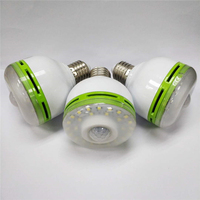 Doméstico E27 7W PIR Sensor de movimiento Led Bombilla de detección de cuerpo es adecuada para pasillos interiores radar Sensor de movimiento Bombilla Led