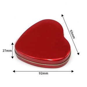 Caja de Hojalata en Forma de Corazón con Logotipo Personalizable al por Mayor para Empaque de Regalos de Fiesta de San Valentín - Product Image 2