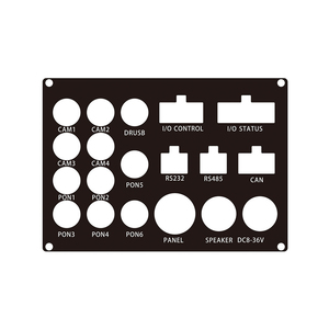 Tùy chỉnh bột tráng Bảng điều khiển Laser khắc nhôm phía sau bao vây điện tử tấm - Product Image 2