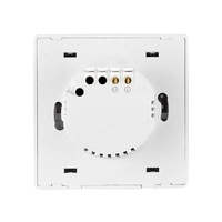 Interrupteur mural intelligent Tuya Zigbee 3.0 1 Gang EU, contrôle vocal IA via l'application Smart Life, compatible Alexa Google Home, contrôle de scènes