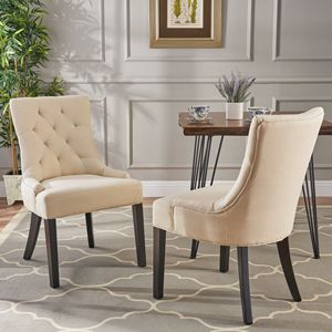 DB Cheney chaise de salle à manger lot de 2 panneau de contreplaqué en PU caractéristique pliée pour salons maison bureau cuisine hôtel extérieur - Product Image 3
