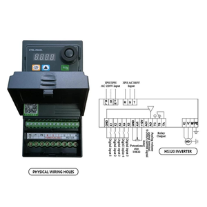 Variateur de fréquence HARS HS720-1.5S1 AC 220V 1.5kW triphasé à contrôle vectoriel, série HS720 pour moteur et compresseur, variateur de fréquence économique - Product Image 4