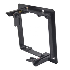 Phổ màu đen 2-Gang điện áp thấp gắn chân đế nhựa vách thạch cao Clip tấm Tường cho hiện có xây dựng băng đảng đôi - Product Image 2