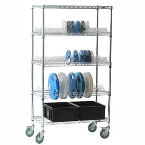 Durable ESD Trolley Electronic Factory Antistatic Esd Reel Storage Trolley Antistatic Smt Cart Esd Reel Storage Cart