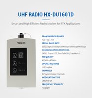 Modem radio externe UHF Harxon HX-DU1601D, GPS RTK, machine de topographie terrestre, transmission de données sans fil pour la topographie RTK