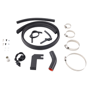 Kit de Modificación de Admisión de Aire Frío de Alto Rendimiento y Alta Calidad AOSU, Nuevo con 1 Año de Garantía, Negro + Rojo, Compatible con F10 F11 535i 3.0L Turbo - Product Image 1