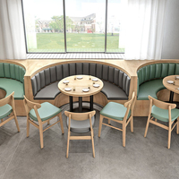 Muebles para Restaurantes, Plataforma de Desarrollo de Sofás, Sofá para Restaurante, Nuevo Modelo, Restaurante Americano, Mesa y Silla para Cafetería
