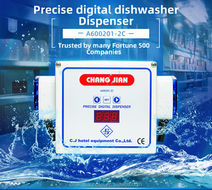 Ce chính xác Bơm định lượng 2-buồng kép chất tẩy rửa lỏng & rửa Viện trợ hóa chất Tự động máy rửa chén warewash Dispenser - Product Image 3