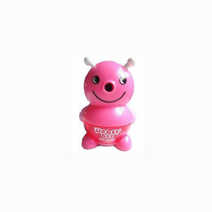 Deli Bee Girl Pencil Sharpener 107x84x107mm Manual Cartoon Student Stationery Animal Type Plastic - Product Image 2