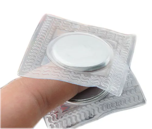 Botão magnético de costura em PVC à prova d'água para roupas, botão de pressão magnético oculto para costura