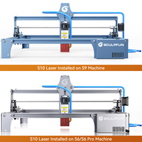 Machine de marquage Laser acrylique S10 S9 S6, carte métallique, bois, tissu Portable, clé, tissu, verre, bijoux, Machine de découpe Laser