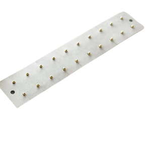 Pegatina de punto de terapia auricular, semillas de oreja de oro de 24 quilates para acupuntura de oreja con cinta transparente en hoja de papel ecológico - Product Image 6