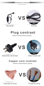 Enchufe AU de cobre de 3 pines a enchufe hembra IEC C13, hervidor de PC, <span class=keywords><strong>Monitor</strong></span> de ordenador, cable de alimentación de CA con interruptor de protección contra fugas - Product Image 2