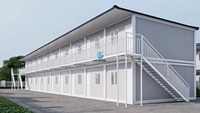 Maison conteneur préfabriquée pliable et empilable, mini-maison mobile prête à l'emploi
