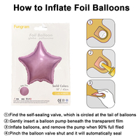 Nouvelle Saint Valentin Feuille Ballon Proposition Articles De Fête En Gros Partie Feuille Ballons Décoration Fournitures Valentine Ballons