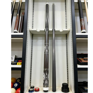 ミステリーブルーラブゴッドビリヤードキュー3/4分割セット1ピース耐久性メープルフォアアームカーボンバットスヌーカープール - Product Image 2