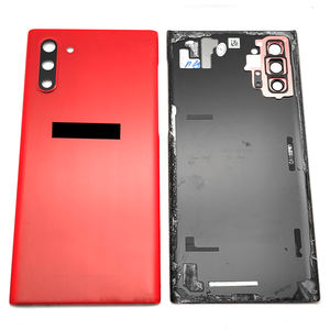 Original pour Samsung pour <span class=keywords><strong>Galaxy</strong></span> Note10 boîtier noir panneau boîtier porte arrière <span class=keywords><strong>coque</strong></span> en verre couvercle de la batterie avec barre pour les modèles N97 - Product Image 5