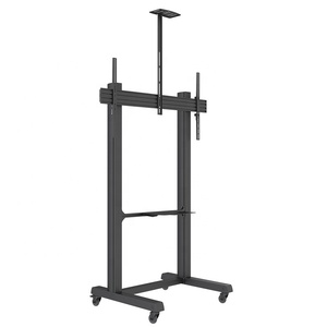 Video Wall <span class=keywords><strong>Mount</strong></span> Cart Hỗ Trợ 100 Inch <span class=keywords><strong>Movable</strong></span> TV <span class=keywords><strong>Mount</strong></span> Tầng Đứng Với Bánh Xe Máy Ảnh Và DVD Kệ - Product Image 2