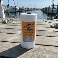 Vente directe d'usine, fil de pêche en nylon tissé haute résistance 210D/6, teint, 1/2LB