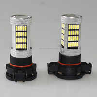 Blanc jaune rouge psx24w 4014 92led 92smd voiture antibrouillard phares automobiles led brouillard phare Auto lampe voiture antibrouillard