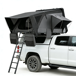 Tienda de Campaña de Techo Rígida Impermeable de Doble Capa de Aluminio para 4 Personas, para Campamento Todoterreno 4x4 - Product Image 1