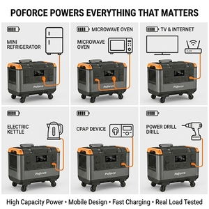 Générateur Solaire Portable 3000W 2688Wh LiFePO4 Compatible Voiture OEM, Charge Rapide 2.5H, pour Usage Hors Réseau, Maison et <span class=keywords><strong>Camping</strong></span>-<span class=keywords><strong>Car</strong></span> - Product Image 4