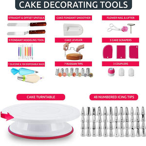 Juego <span class=keywords><strong>de</strong></span> Boquillas y Moldes para Pasteles Ecológicos, Herramientas <span class=keywords><strong>de</strong></span> Decoración <span class=keywords><strong>de</strong></span> Pasteles <span class=keywords><strong>de</strong></span> Acero Inoxidable y Plástico para Hornear, las Mejores Herramientas para Cocinar DIY - Product Image 3