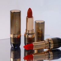 Rouge à lèvres mat vegan, imperméable, longue tenue, maquillage des lèvres, rouge à lèvres liquide crème rouge, haute pigmentation, beauté