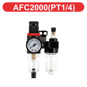 Filtro de Aire Neumático de Doble Unidad de Alta Calidad Airtac AFC2000, Separador de Agua y Aceite, Procesador de Fuente de Aire, Válvula Reguladora de Presión - Product Image 2