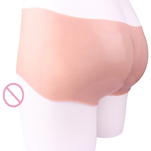 FAAK Wholesale and Dropshipping Silicone Pants Penis Extender Hollow <b>Dildo</b> Penis Enlargement Extension Cock Sleeve Sex Toys - Product Image 5