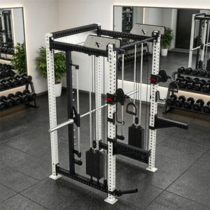 Máquina Multifuncional Comercial para Gimnasio, Rack de Potencia con Cable Cruzado, Rack de Entrenamiento Integral con Pila de Pesas - Product Image 4
