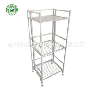 Tingyuan Metal Flower <b>Pot</b> Rack 100x70cm Double Tier <b>Standing</b> Rectangle Space Saving Home Garden Storage Organizer - Product Image 3
