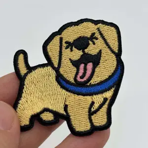 Anime Cartoon Embroidery Patches Patches Wholesale Custom Brand Iron On Embroidery Customized Woven Sustainable Free In Stock
