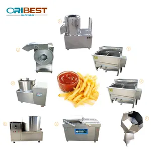 Grande capacité éplucheur de pommes de terre, Machine à emballer, prix de la Machine, ligne de Production de frites frites