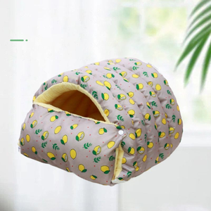 USMILEPET Gestreiftes Faltbares Modernes Arktisches <span class=keywords><strong>Fleece</strong></span> Tragbares Haustierbett für Katzen & Hunde Maschinenwaschbar Geschlossenes Design - Product Image 2