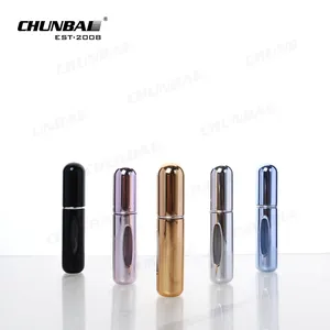 Échantillon gratuit mini atomiseur vide de 5ml de luxe portable emballage de cosmétiques design flacons d'échantillon de parfum en verre