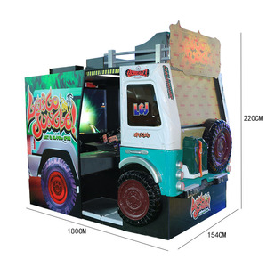 Machine de tir d'arcade à monnayeur pour 2 joueurs, avec double pistolet, thème Monstre Métallique, pour centre de jeux intérieur, borne d'attraction - Product Image 2