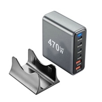 Dropshipping PD 140W 100W 65W GaN Charge Rapide 6 Ports Station de Chargeur de Bureau pour Téléphone Tablette Ordinateur Portable 470W USB C QC Chargeur