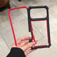 Fundas 3 en 1 Transparentes Universales para Teléfono Móvil, Resistentes y de Lujo, para iPhone 15 16 17 18 Air Pro Max Series, Resistentes y de Alta Protección