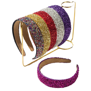Diadema con Lazo Geométrico Colorido de Moda para Mujeres y Niñas, Estilo Vintage, Tela Simple Hecha a Mano, 16 cm, Accesorios de Joyería con Empaque Personalizado - Product Image 1