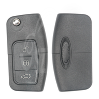 SZMAISHI Clé télécommande pliable à 3 boutons 2S6T-15K601-AB 433 MHz pour F-ord Focus Fiesta Mondeo Transit Tourneo 2004-2012 Lame FO21