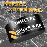 Cera para Peinar el Cabello para Hombre Immetee Spider Wax de Marca Privada, Cera en Polvo de Fijación Fuerte y Brillo, Pomada Profesional para Uso en Barberías y Salones de Belleza