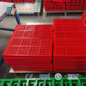 Grilles linéaires haute performance en polyuréthane de 50 mm à fentes allongées, bonne <span class=keywords><strong>élasticité</strong></span>, certifiées ISO CE, pour <span class=keywords><strong>matériaux</strong></span> concassés - Product Image 2
