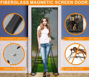 Conveniente <span class=keywords><strong>Puerta</strong></span> de pantalla magnética Cortina de malla <span class=keywords><strong>para</strong></span> mascotas Redes antimosquitos - Product Image 5