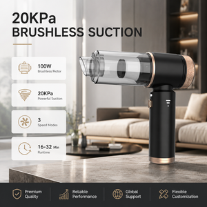 Cordless Handheld <b>Vacuum</b> <b>Cleaner</b> 100W Brushless Motor 20KPa Strong Suction Portable <b>Mini</b> Car <b>Vacuum</b> <b>Cleaner</b> OEM Supplier - Product Image 2