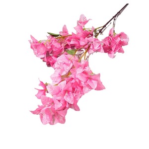 Fleur artificielle en soie Bougainvillea, couleurs mélangées, décoration de mariage, fabrication artisanale par moulage par injection - Product Image 5