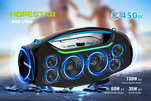 Speaker Nirkabel HOPESTAR A60ultra Daya Besar 450W Subwoofer Portabel Tahan Air Dengan Mikrofon untuk Pesta di Rumah - Product Image 2