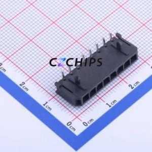 X3025WR-08-9TSN Wire-to-Board Pin Header Bent Lead Through Hole,P=3mm Connector 1x8P 3mm Right Angle Insert 8P - Product Image 1